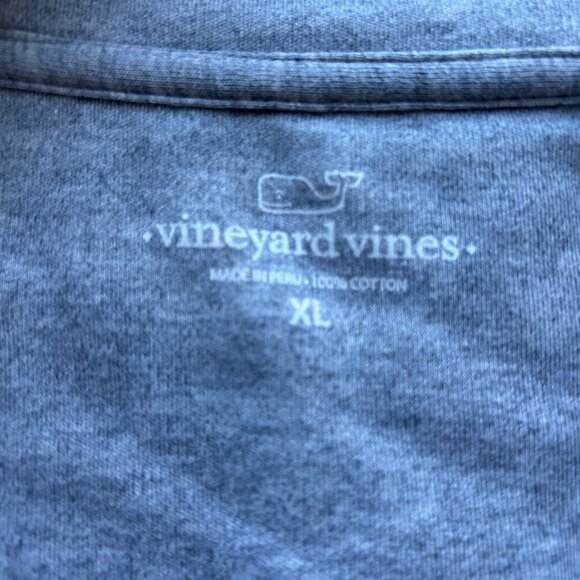 Vineyard Vines 1/4 Zip Shep Shirt Women Size XL Gray Plaid - Picture 5 of 5